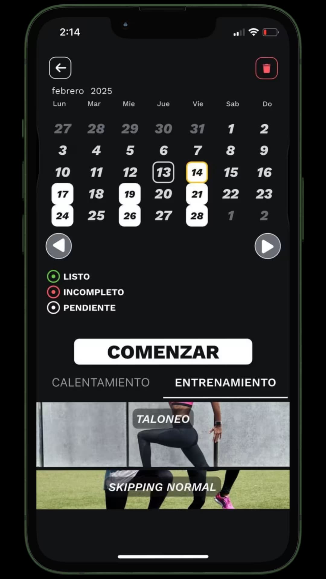 app workout plan image